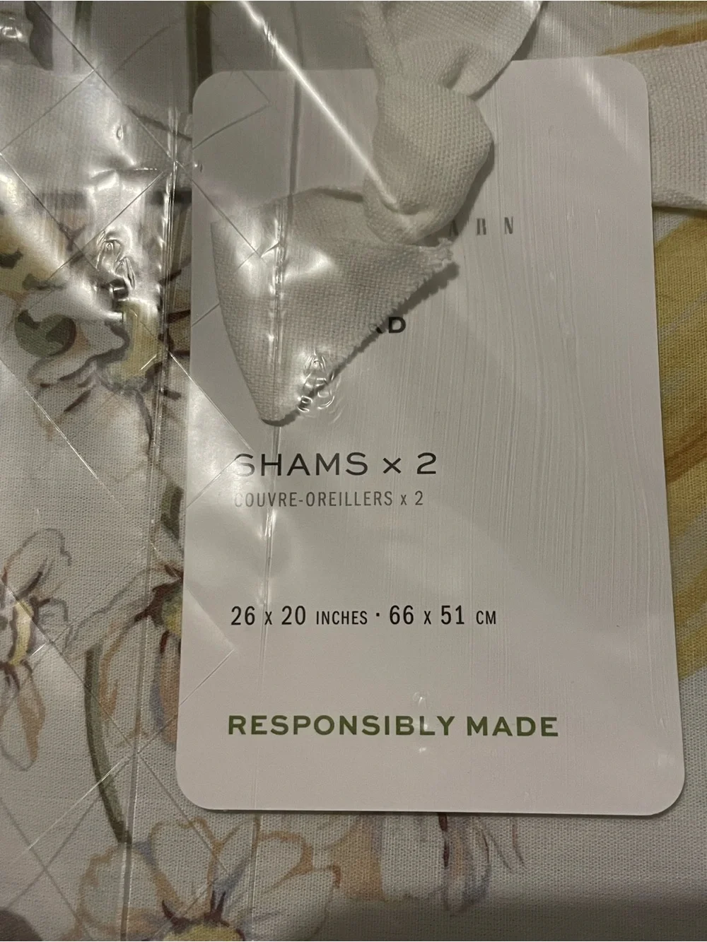 Pottery Barn two standard